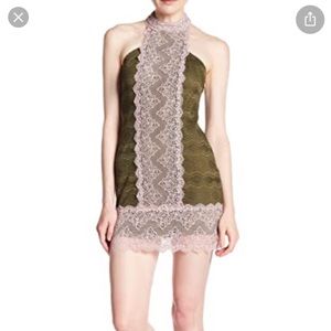 Free People Natasha Lace Sleeveless Body-con Dress